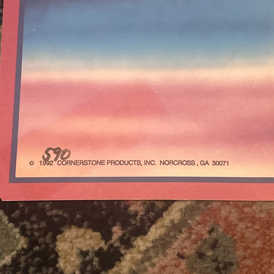 Póster 3D de colección de los Atlanta Braves de la Serie Mundial 1992 autografiado por Avery Otis Nixon 24x1 Foto 4 de 4