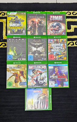 Xbox One Spielepaket 10 Spiele PAL Premium Edition (GTA V, Forza H4, R6)