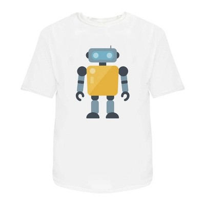 Unisex T-Shirt ''Simple Robot'' - 100% Baumwolle (S-XXL) (TA060430)