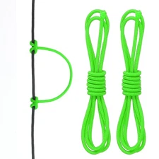 2pcs Archery D Loop Rope 2 FT, Bow D Loop String Release Material, Green