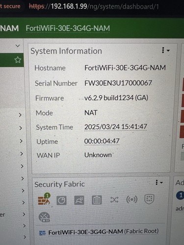 Fortinet FortiWifi 30E-3G4G Network Security Appliance - Tested W/ Cable - Picture 11 of 11