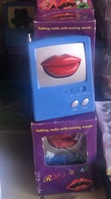 Vintage Talking FM Radio w/ Moving Mouth Lips RHD-2142 '90s RARE NEW WORKING