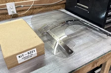 NOS OEM Suzuki C90 Windshield 990A0-70004 With Mounting Hardware Kit-SZ21