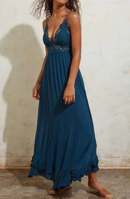 adella maxi dress free people Free People Adella Corset Maxi Dress