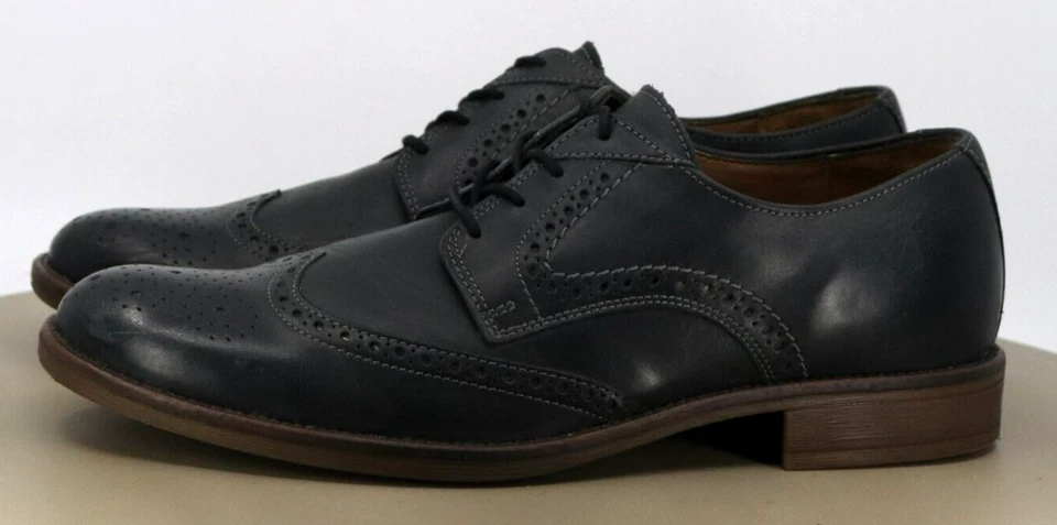 Bostonian Men's Wingtip Brogue Dress Shoes Size 10.5 Leather Black - Image 4 of 4