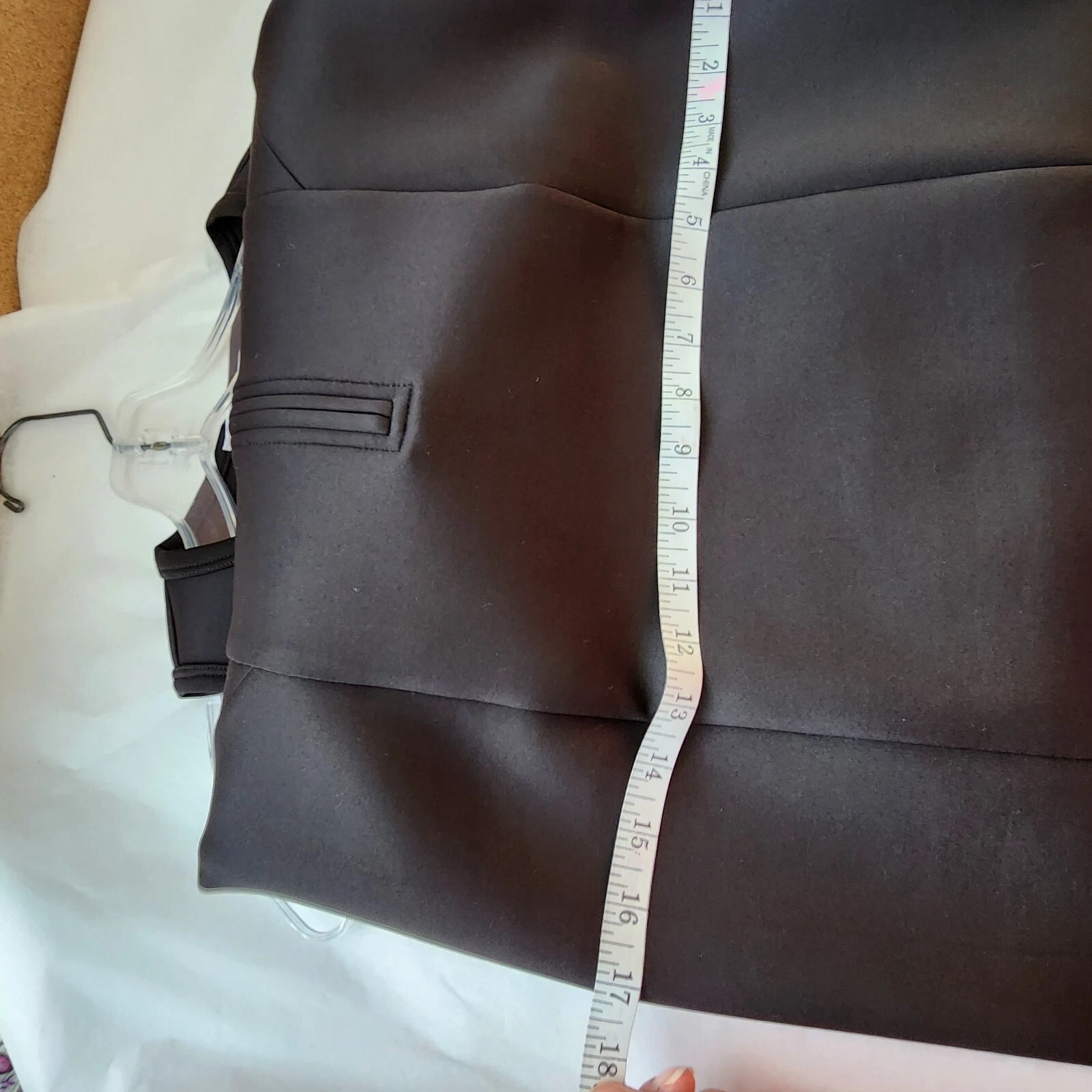 Abito body MICHAEL KORS senza maniche con zip davanti nero 4 $130 nuovo