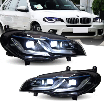 Für BMW X5 E70 2007-2013 Paar LED Scheinwerfer Montage HID/Xenon Modifiziert