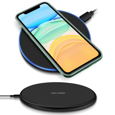 QI Wireless Schnell Ladegerät Apple iPhone 11 Kabellos Induktives Laden Charger