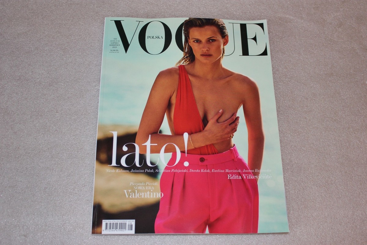 女性情報誌 Vogue Poland Beauty Magazine 2019 Vogue Polska - Vogue POLAND 7/2019 - Edita Vilkeviciute NEW