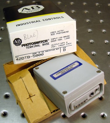 ALLEN BRADLEY 42DTB-5000 PHOTOSWITCH TERMINAL BASE, NEW IN BOX NIB
