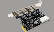 PCI-E to USB3.0 adapter card built in desktop expansion card 4-port high-speed