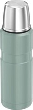 Image of Thermos Stainless Steel King Flask Duck Egg For Hot Or Cold 470ml Green