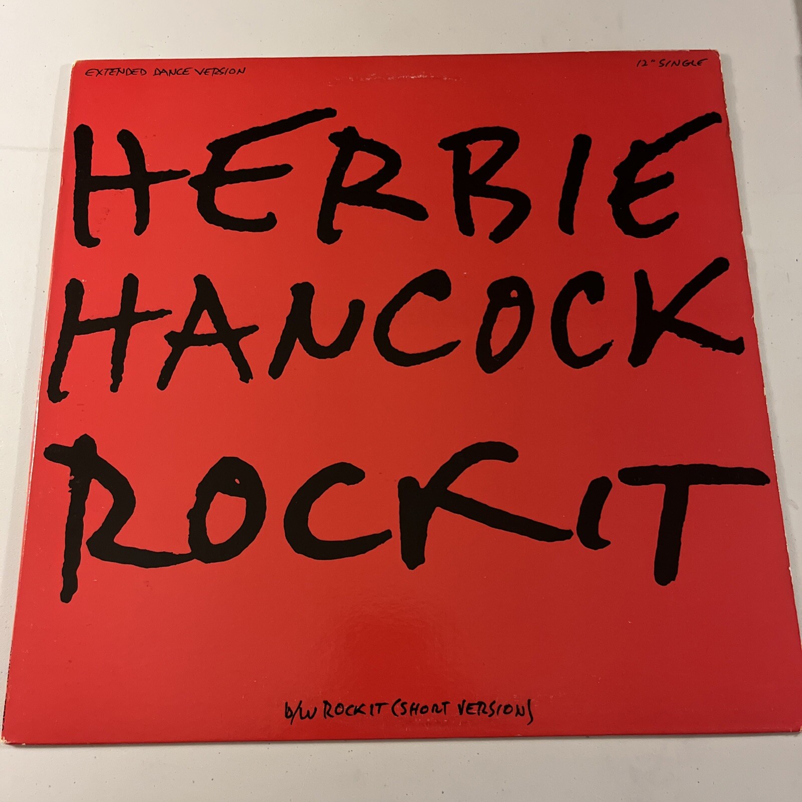 Herbie Hancock ‎– Rock it 1983 US Long & Short Version Extended Dance Columbia ‎