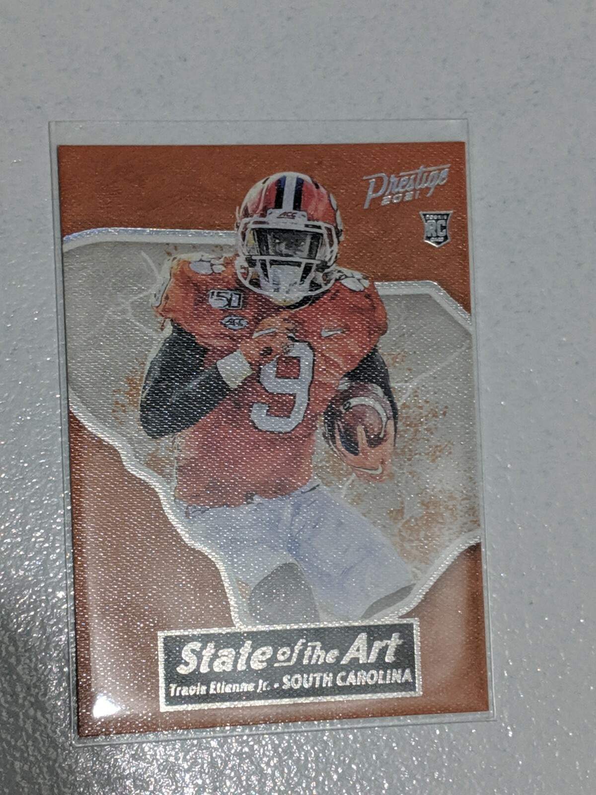 2021 Prestige Football Travis Etienne State Of The Art Rare Case Hit SSP 🔥🔥
