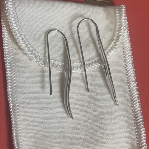 Pendientes de gancho de hoja retirados James Avery raros - Imagen 2 de 10