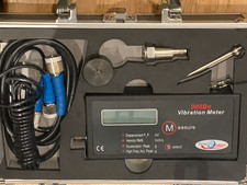 Reliability Direct Vibration Meter 908Be w/Probes, Cables, Manual, Case