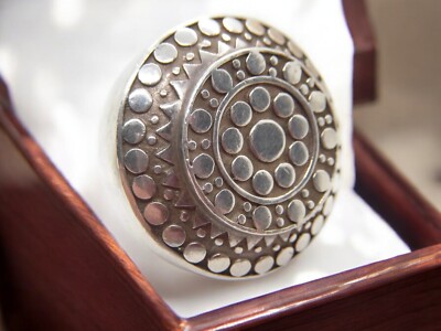 925 Silver Custom Made Anna Beck Dinner Ring Size SAVE #R1347