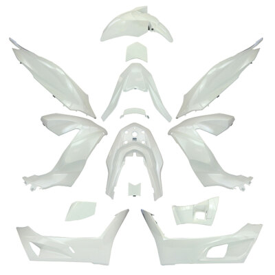 14 Piece Pearl White TNT Fairing Kit for Honda 125 PCX 2021-2023