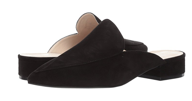 cole haan suede mules