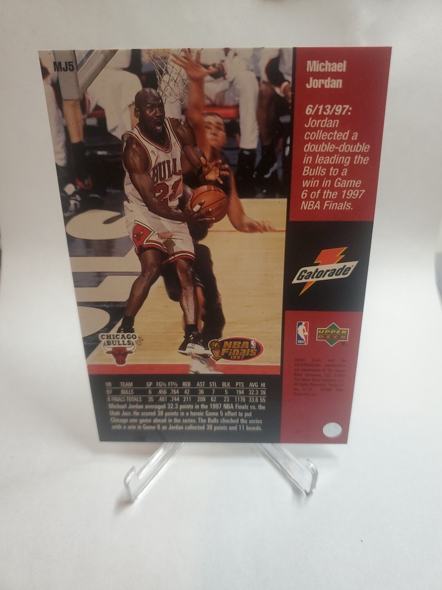 1999 Upper Deck #MJ5 June 13 1997 A Five-Time NBA Champion