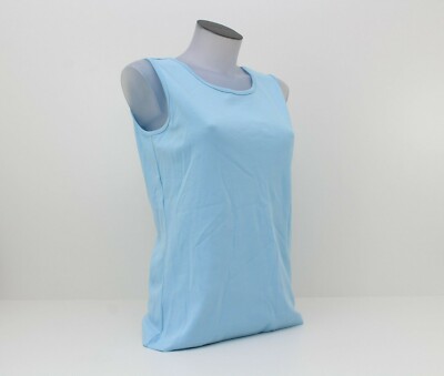 Peter Hahn / round neck top / blue / women's / size 38 #G