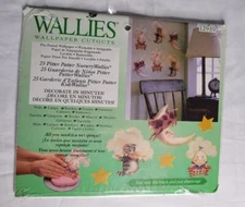 Wallies Wallpaper Cutouts 25 PITTER PATTER 12939 Nursery Humpty Cow Moon Sealed