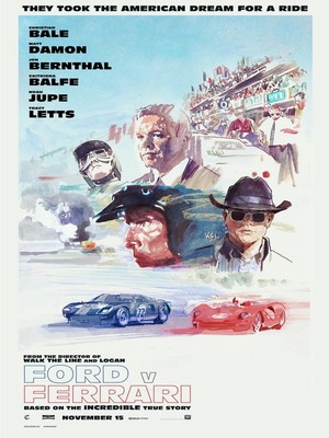 Ford v Ferrari - 30 x 40 Poster