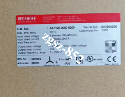 1PC NEW BECKHOFF AX5125-0000 Servo Driver Brand New Fast Shipping FedEx or DHL