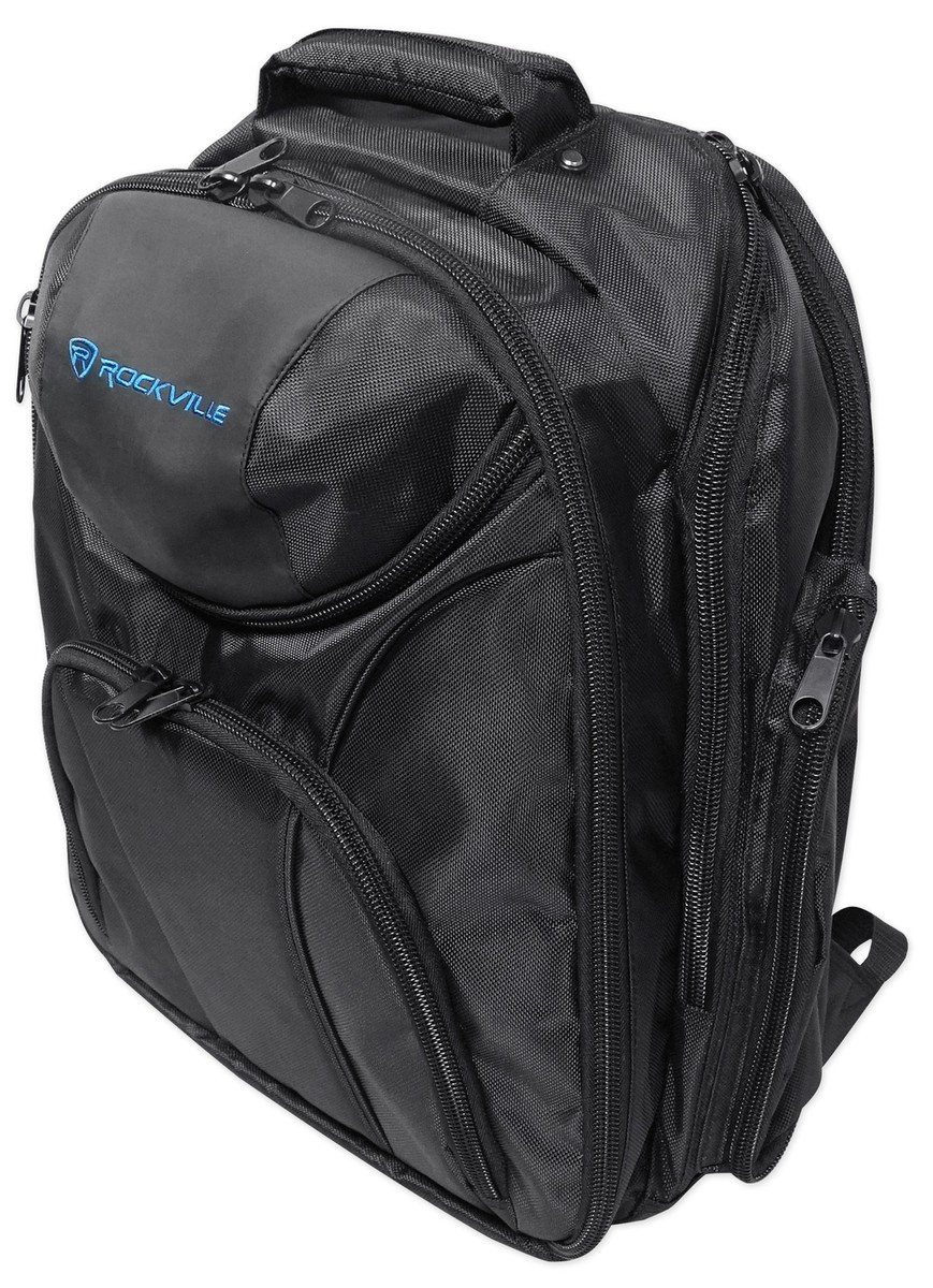 Rockville Travel Case Backpack Bag For Pioneer DDJ-WEGO4-W DJ Controller
