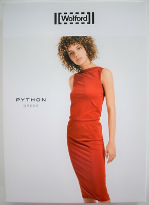 $375 WOLFORD *PYTHON* Red Rust SLEVELESS STRETCH TUBE Dress M | eBay $375 WOLFORD *PYTHON* Red Rust SLEVELESS STRETCH TUBE Dress M | eBay