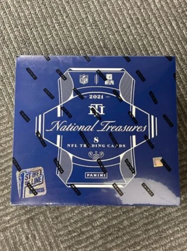 2021 National Treasures FOTL First Off The Line Sealed Box Football NFL Hobby 🔥