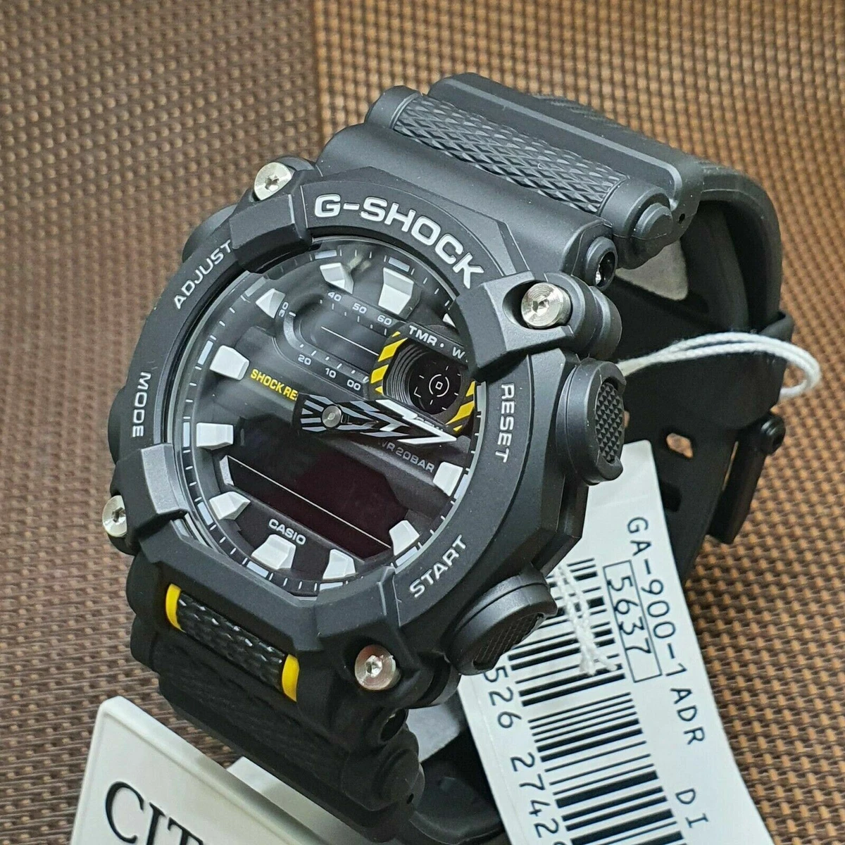 Casio G-Shock GA-900-1A Heavy-Duty Industrial Style Analog Digital