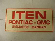 North Dakota ND Iten Bismark Mandan Dealer Booster Front License Plate