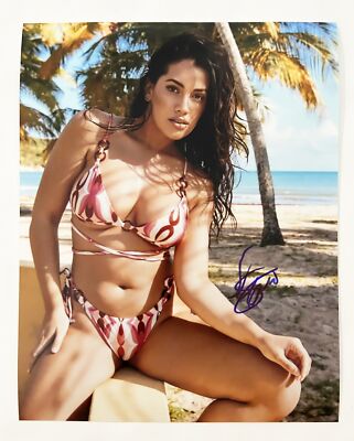 Lorena Duran Signed 8x10 Photo SI Swimsuit Model 1 COA