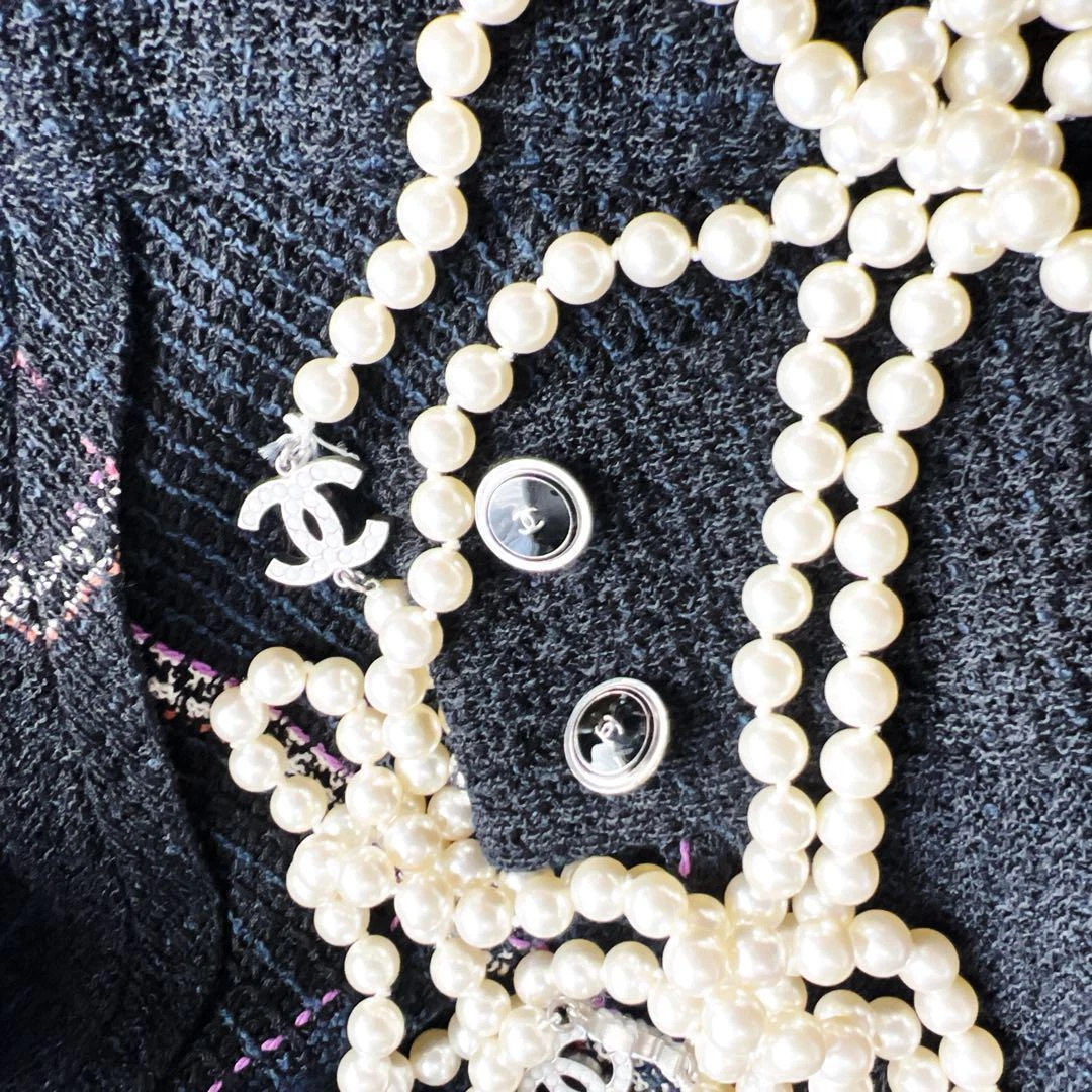 Set completo giacca tweed Chanel usa s 3onna donnaa ta 34ticolo artic molt