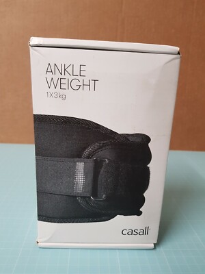 Casall Ankle Weight 1x3kg Trainingsausrüstung Schwarz