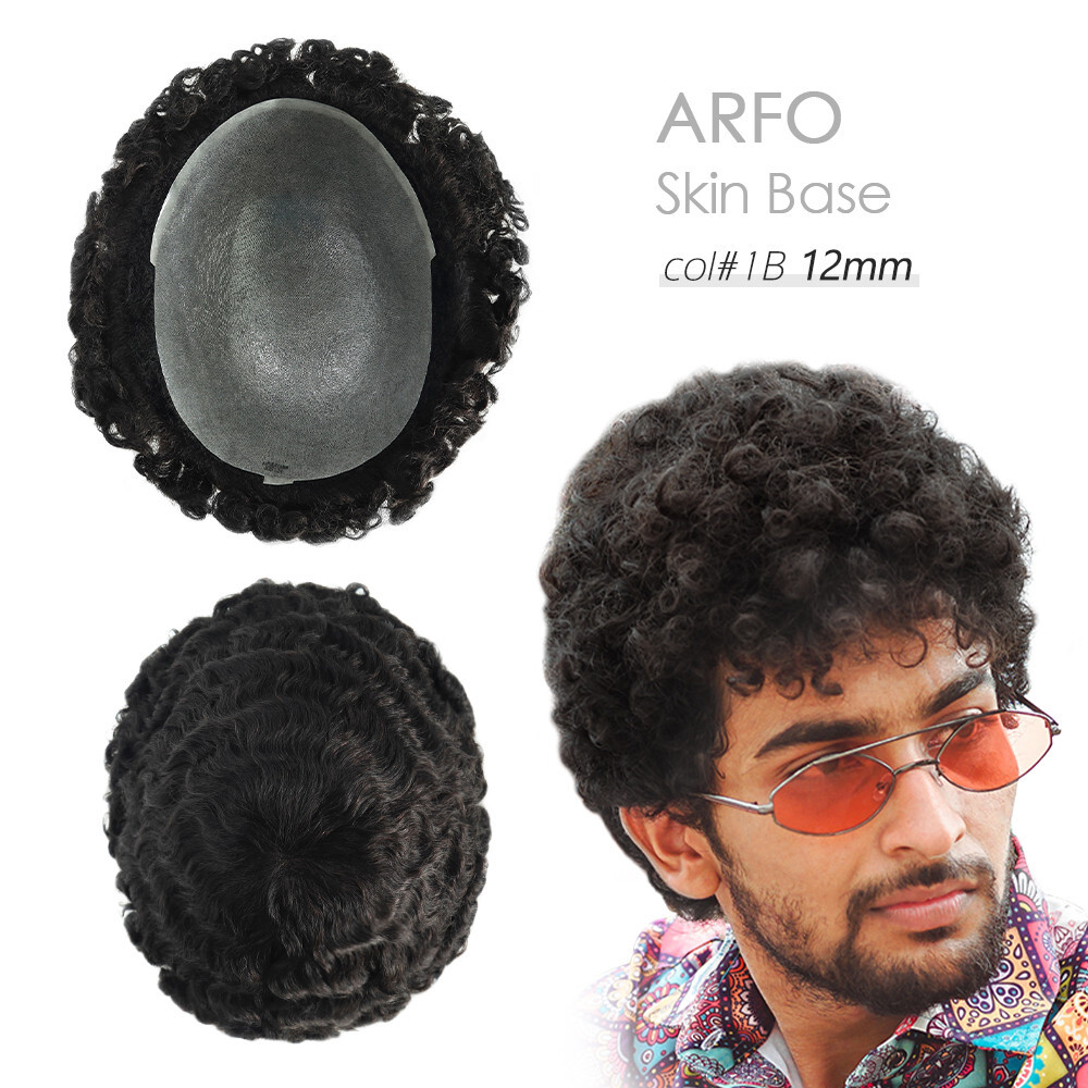 curly hair system new man hair pieces