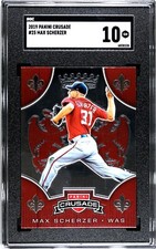 2019 Panini Crusade #25 Max Scherzer SGC 10 GEM MINT