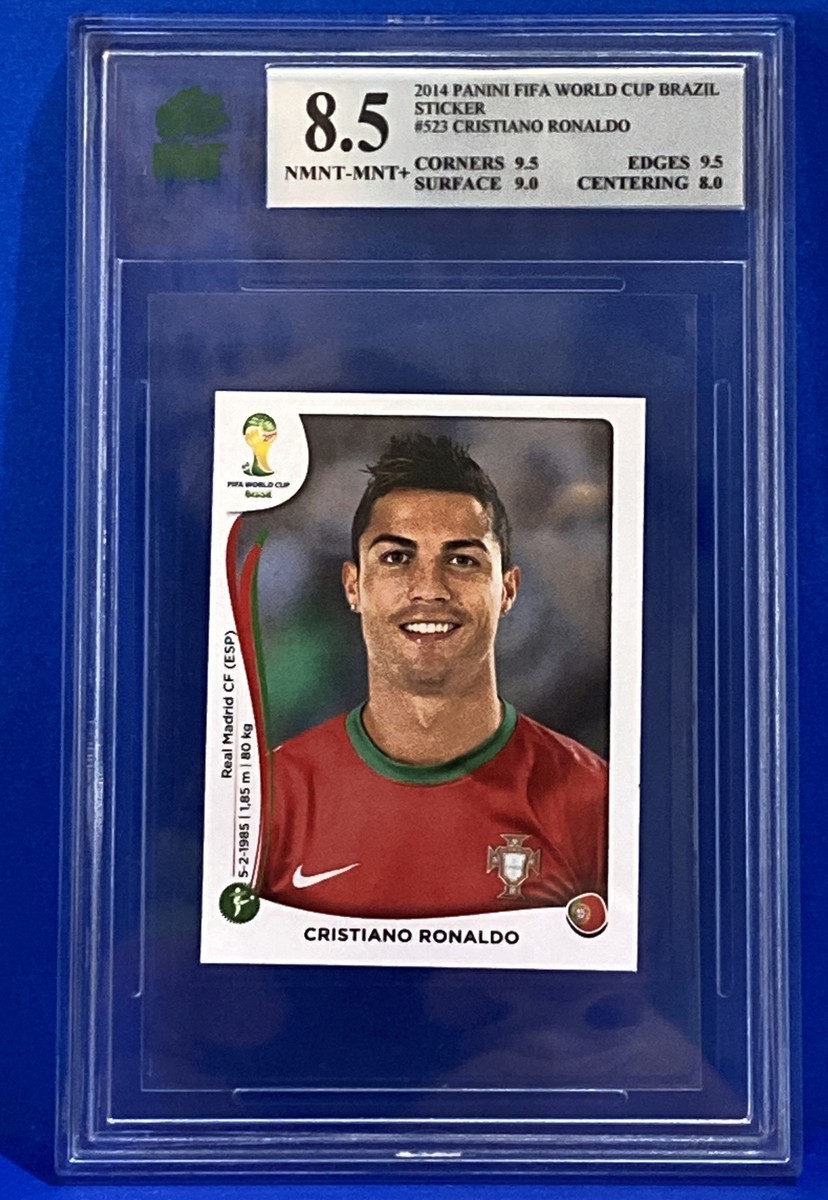 2014 PANINI WORLD CUP STICKERS # 523 CRISTIANO RONALDO PORTUGAL