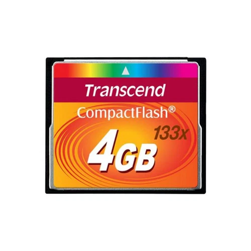 Tarjeta de memoria Transcend CF 4 GB 133x tarjeta flash compacta - Imagen 1 de 1