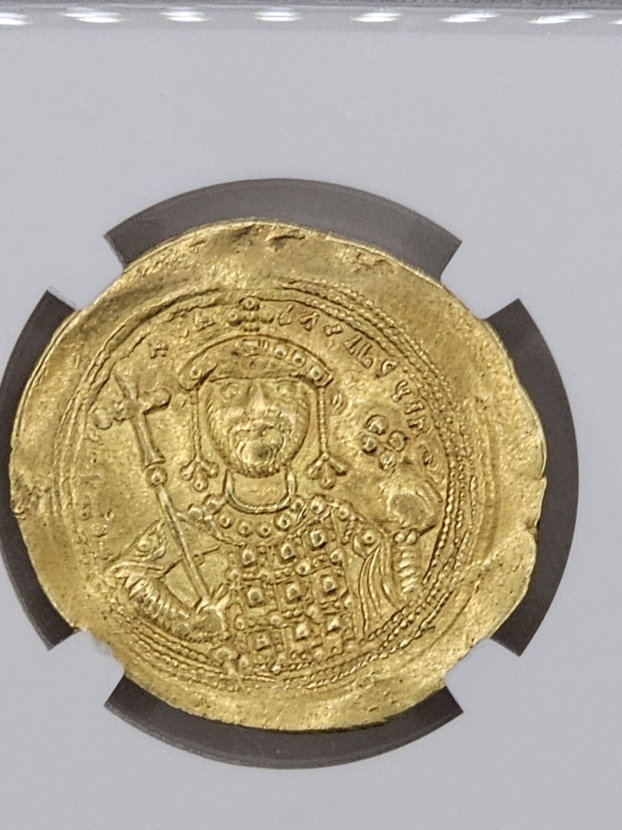 BYZANTINE EMPIRE Constantine Ix, Ad 1042-55 AV Hist. Nomisma Gold
