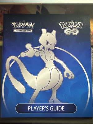Pokemon TCG Pokemon Go ETB - Player's Guide Only MewTwo Booklet