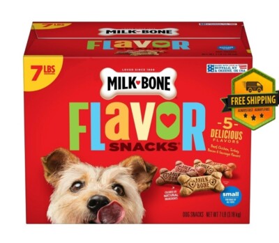 Milk-Bone Meaty Flavors Flavor Snacks Dog Treats, 7 Pounds