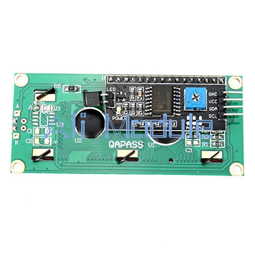 Blue/Yellow IIC/I2C/TWI/SPI Interface1602 2004 Character LCD Module Display N - Picture 12 of 26