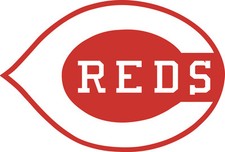 Cincinnati Reds 2" x 3" Red Vinyl Decal Truck Car Window MLB