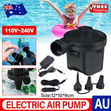 12V/240V Electric Air Pump Inflator Deflator Pumps for Airbed Bed Mattress Pool