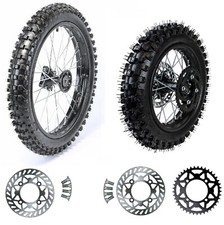 Llanta de neumático delantera 70/100-17 + trasera 90/100-14 para Dirt Pit Bike Apollo 125 SSR