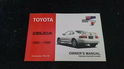 Toyota Celica GT-FOUR ST205 ST202 94 - 99 Betriebsanleitung fro330