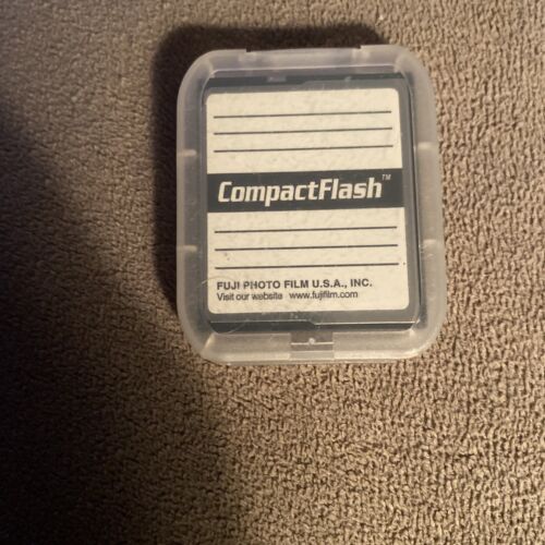 New Fujifilm 64MB CompactFlash I memory Card case 64 mb CF janome - Picture 2 of 2