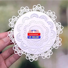 Nested lace circles wreath  metal cutting dies cut cutter die